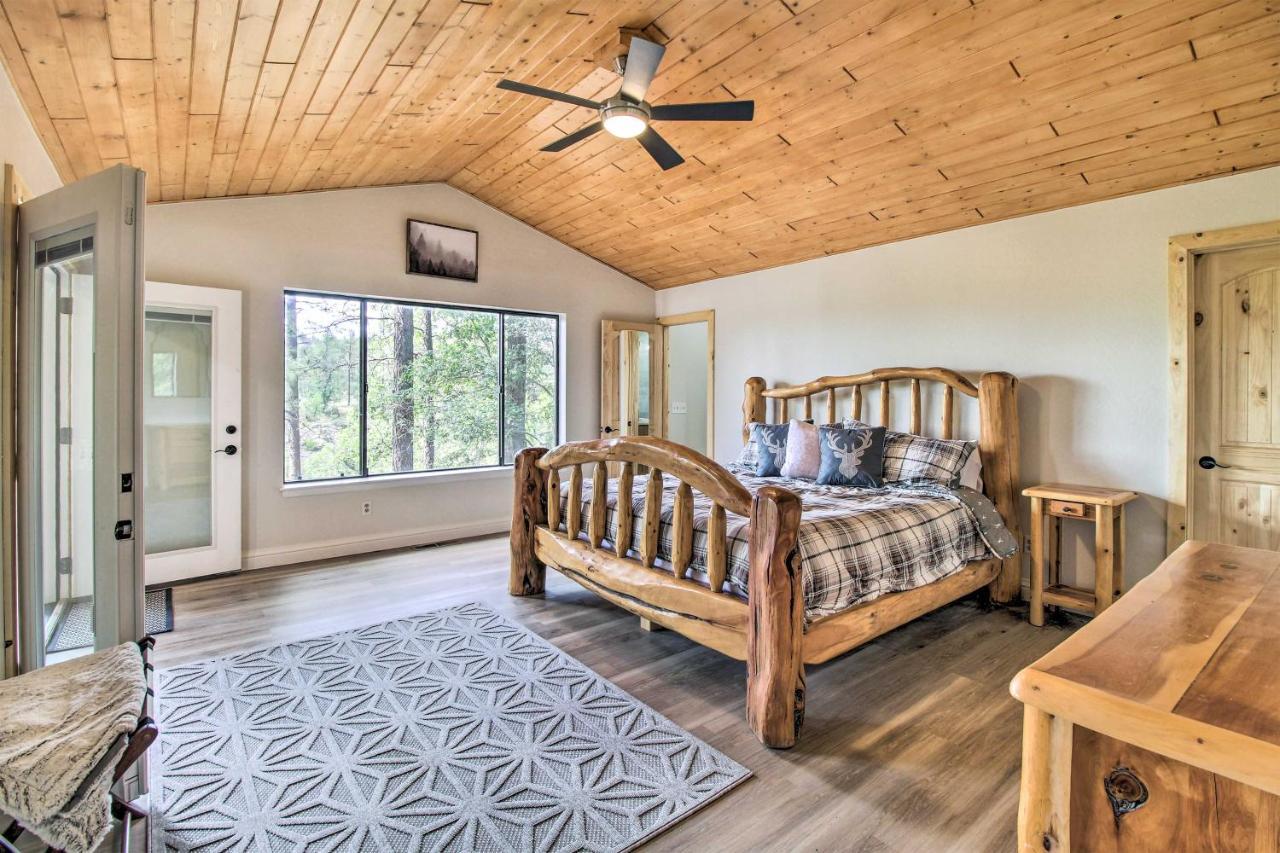 Pinetop Creekside Cabin Secret Game Room! المظهر الخارجي الصورة