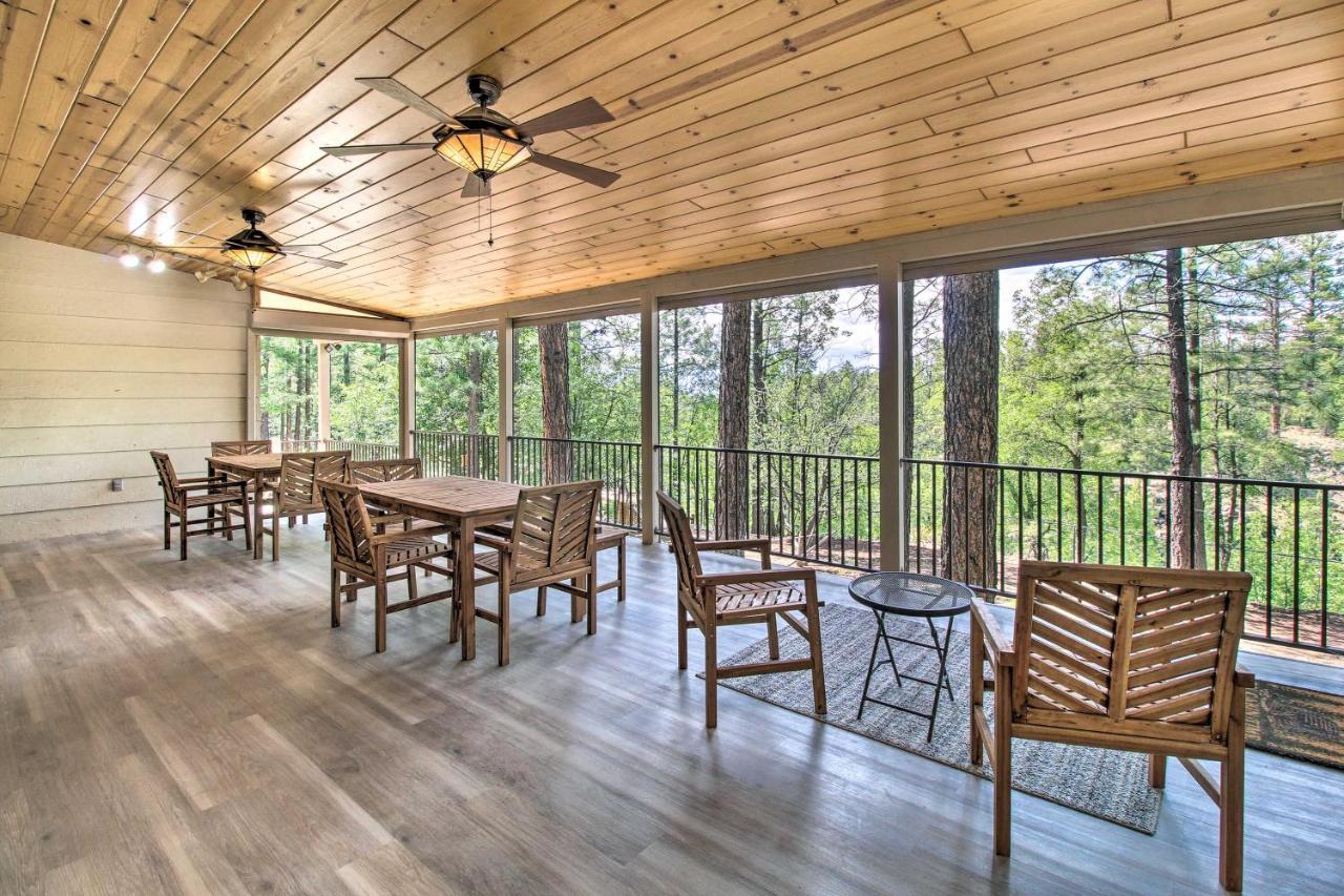 Pinetop Creekside Cabin Secret Game Room! المظهر الخارجي الصورة