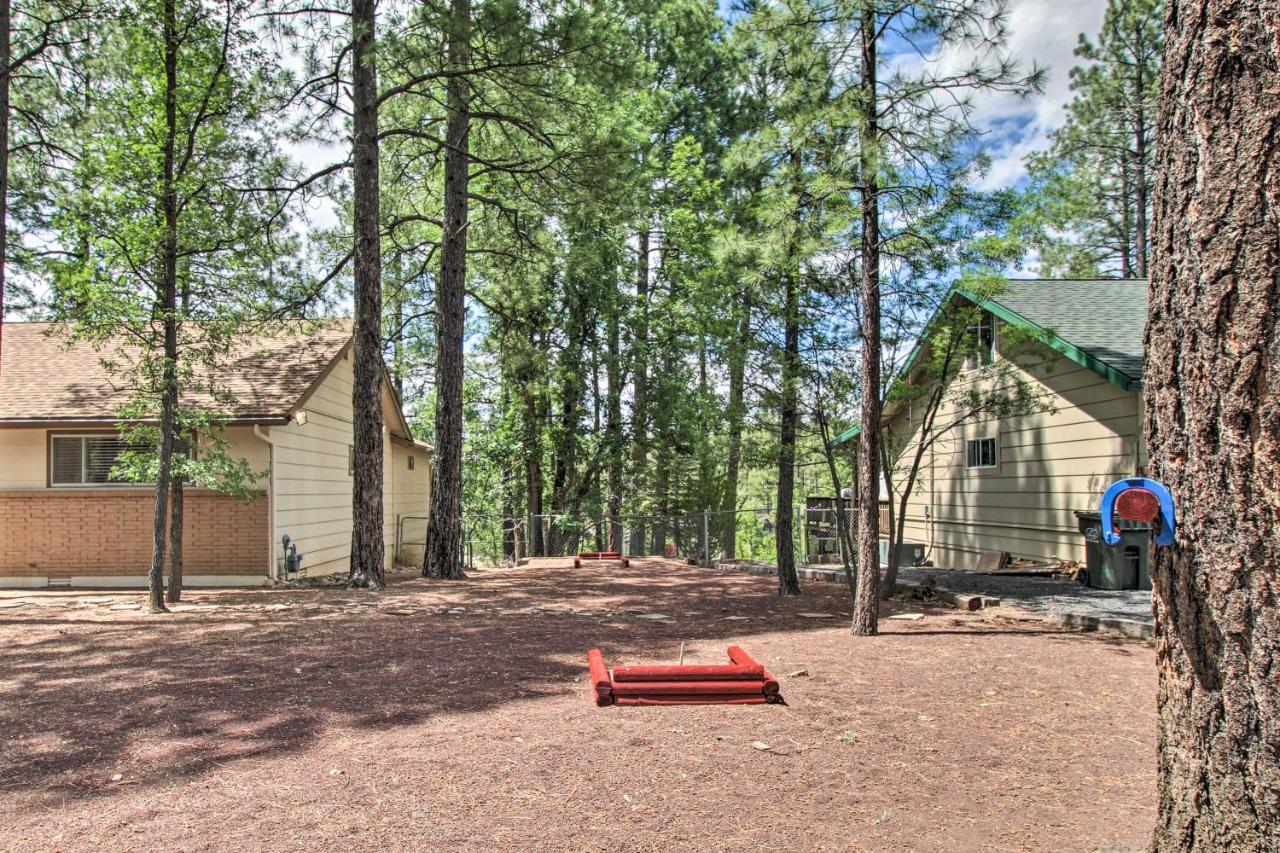 Pinetop Creekside Cabin Secret Game Room! المظهر الخارجي الصورة